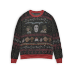 Spirited Away Characters Ugly Christmas Sweater Style 1