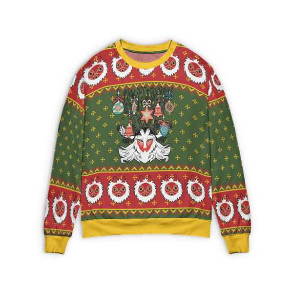 Princess Mononoke Shishigami Decoration Ugly Christmas Sweater