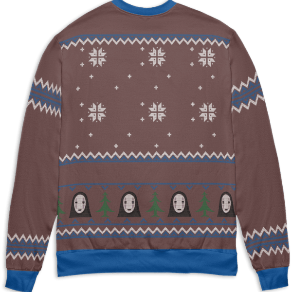 Spirited Away Characters Ugly Christmas Sweater Style 3 Ghibli Store ghibli.store