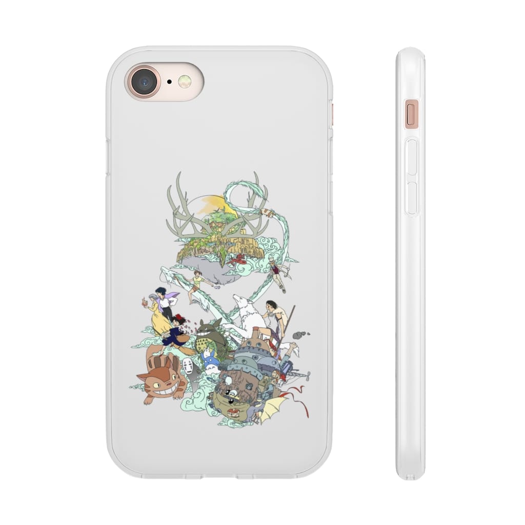 Ghibli Characters Color Collection iPhone Cases