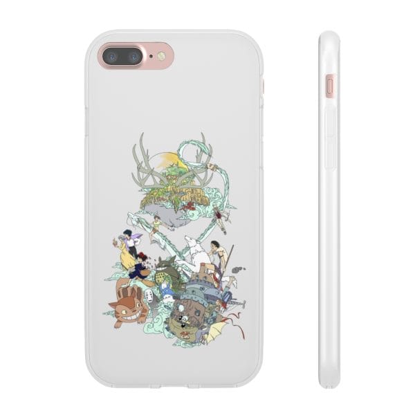 My Neighbor Totoro Neon Collage Art iPhone Cases Ghibli Store ghibli.store