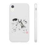 Totoro And The Girls Ink Painting iPhone Cases