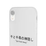 Spirited Away Japanese Letters Print Harajuku iPhone Cases Ghibli Store ghibli.store