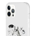 Totoro And The Girls Ink Painting iPhone Cases