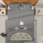 Gray Totoro Quilt Bedding Set