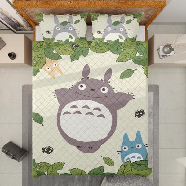 Totoro and Friends Quilt Bedding Set