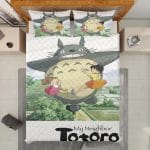 Totoro Spinning Quilt Bedding Set