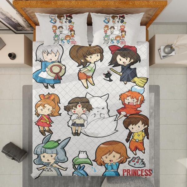 Ghibli Princess Quilt Bedding Set Ghibli Store ghibli.store