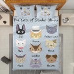 The Cat of Studio Ghibli Quilt Bedding Set