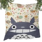 Smiling Totoro Quilt Blanket