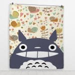 Smiling Totoro Quilt Blanket