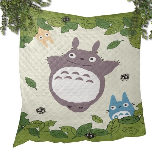 Totoro and Friends Quilt Blanket Ghibli Store ghibli.store