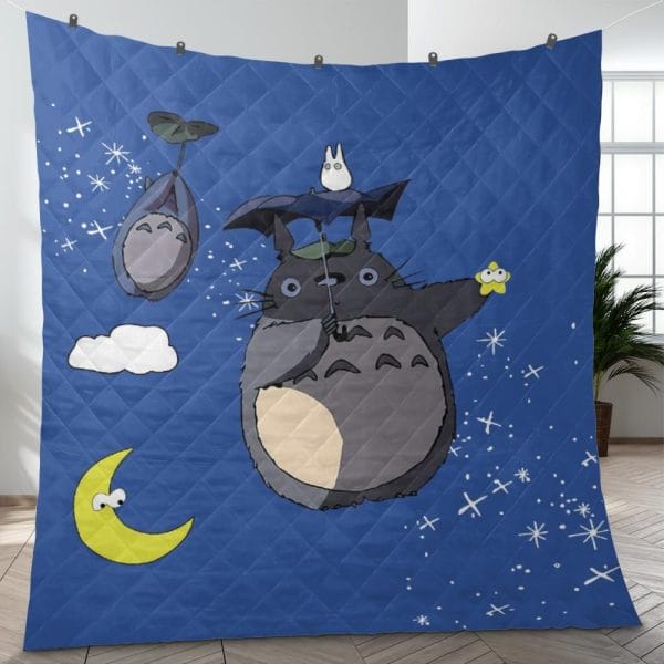 Umbrella Totoro Quilt Blanket Ghibli Store ghibli.store