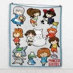 Ghibli Princess Quilt Blanket Ghibli Store ghibli.store