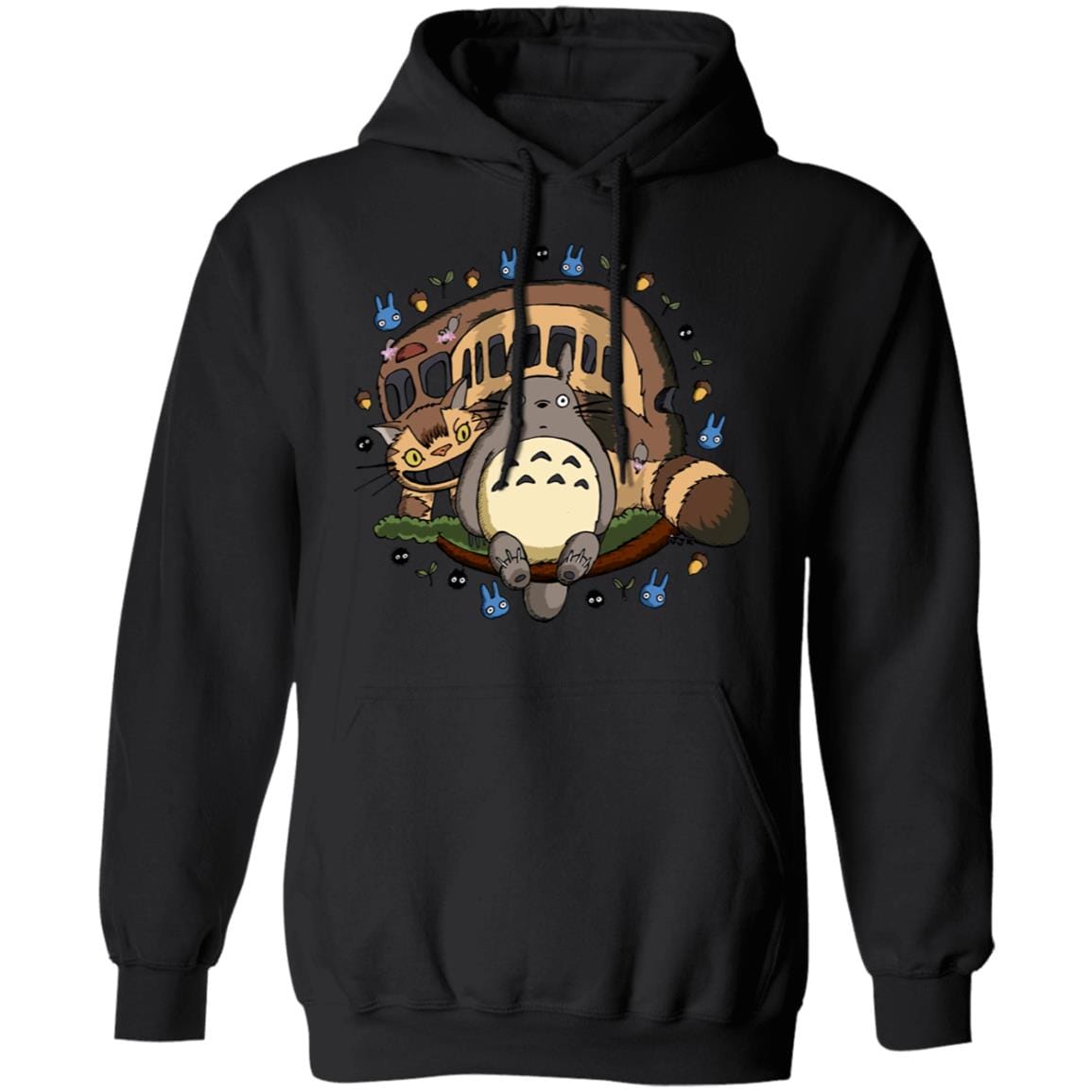 Totoro and the Catbus Hoodie