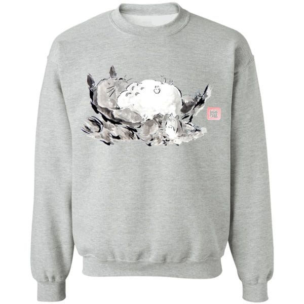 Sleeping Totoro ink Painting T Shirt Ghibli Store ghibli.store