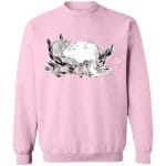 Sleeping Totoro ink Painting Sweatshirt