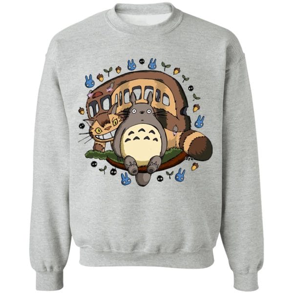 Totoro and the Catbus Sweatshirt Ghibli Store ghibli.store
