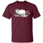 Sleeping Totoro ink Painting T Shirt
