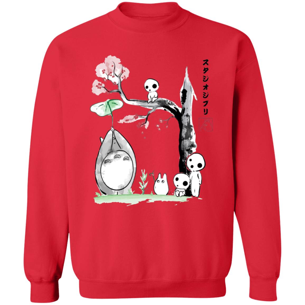 Totoro and the Tree Spirits Sweatshirt