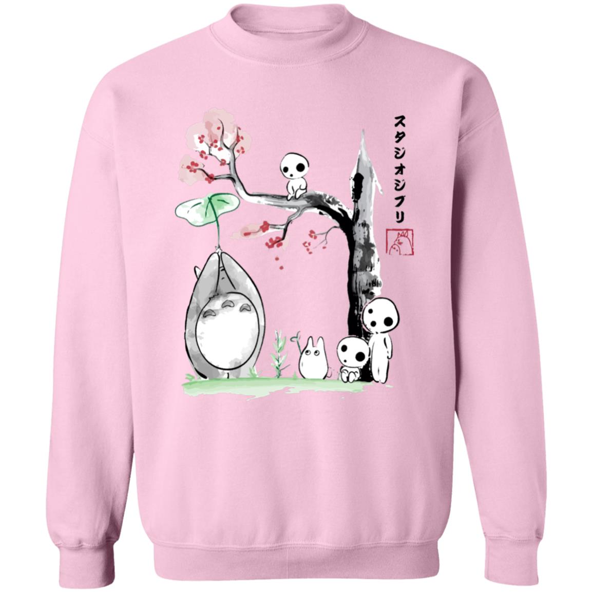 Totoro and the Tree Spirits Sweatshirt