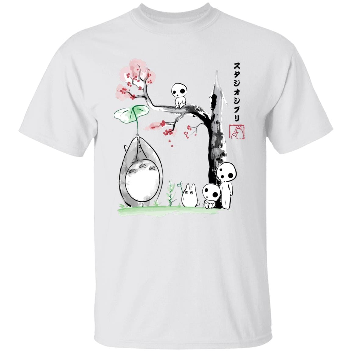 Totoro and the Tree Spirits T Shirt