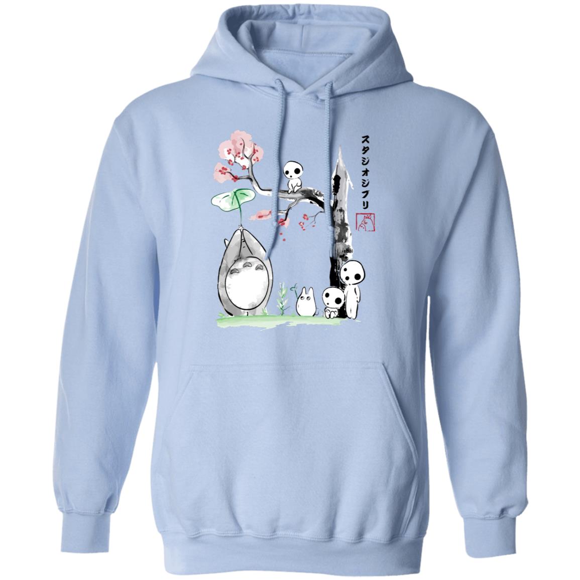 Totoro and the Tree Spirits Hoodie