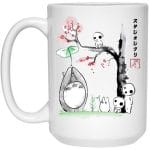 Totoro and the Tree Spirits Mug 15Oz