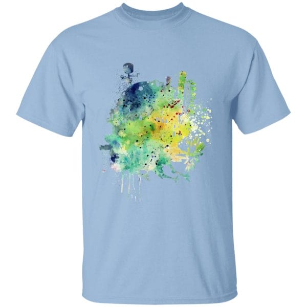 Howl’s Moving Castle Colorful Castle T Shirt Ghibli Store ghibli.store