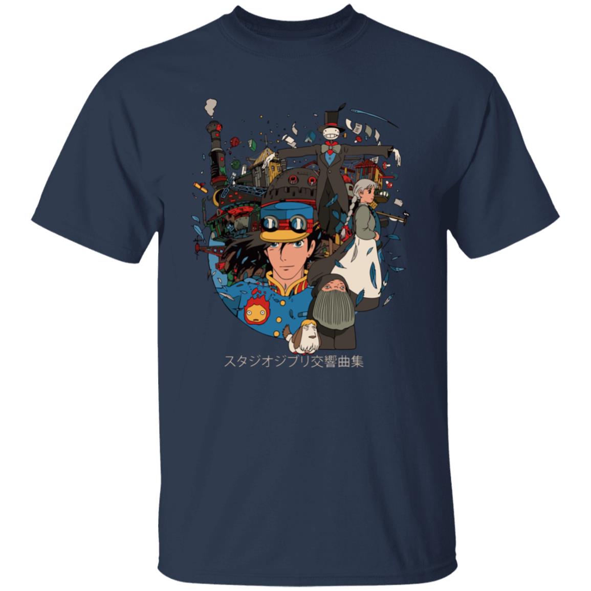 Howl’s moving Castle tee Howl's Moving Castle Studio Ghibli Streetwear T-Shirt
