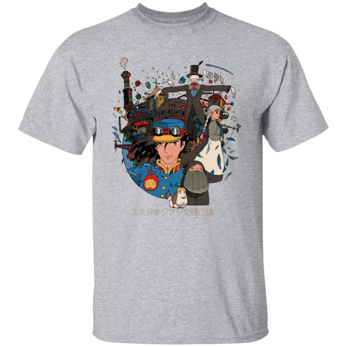 Howl’s Moving Castle Characters Compilation T Shirt
