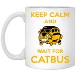 My Neighbor Totoro Keep Calm and Wait for Cat Bus Mug 11Oz