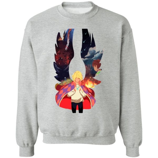 Howl and Colorful Wings T Shirt