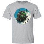 Howl’s Moving Castle – Flying on the Sky T Shirt Ghibli Store ghibli.store