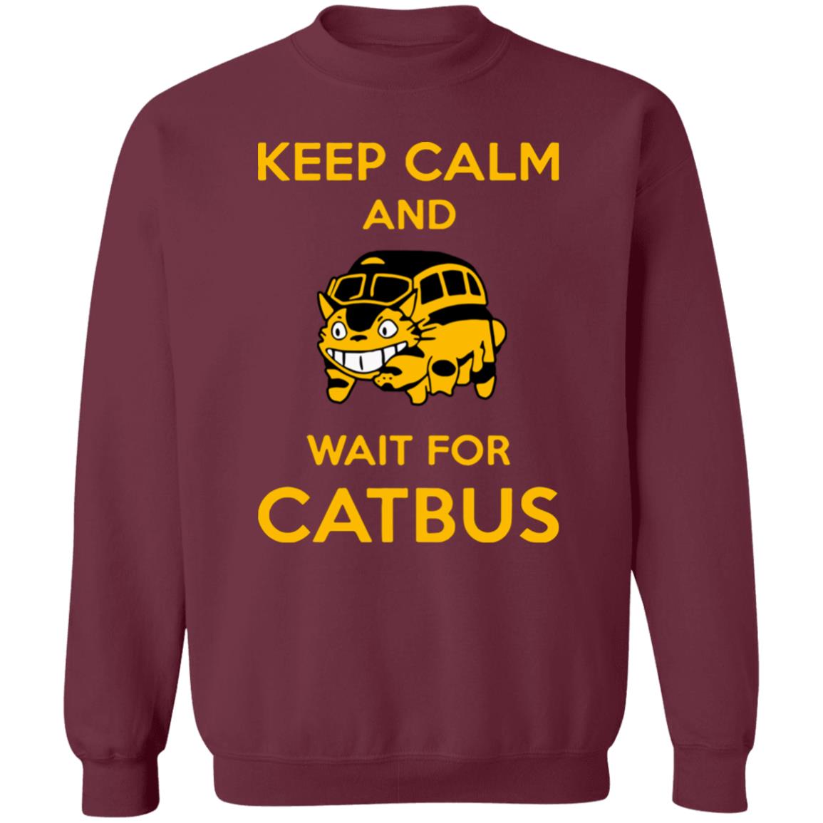 My Neighbor Totoro Keep Calm and Wait for Cat Bus Sweatshirt