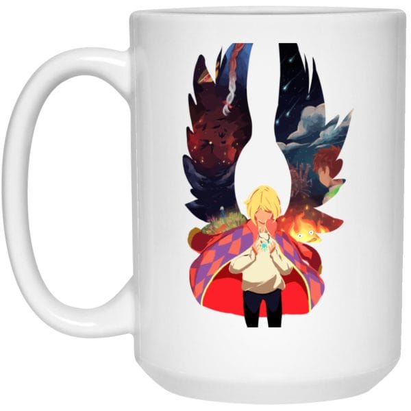 Howl and Colorful Wings Mug Ghibli Store ghibli.store