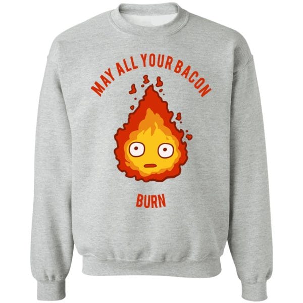 Calcifer: May All Your Bacon Burn T Shirt Ghibli Store ghibli.store