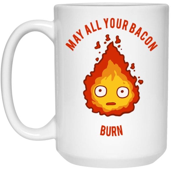 Calcifer: May All Your Bacon Burn Mug Ghibli Store ghibli.store