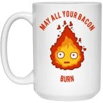 Calcifer: May All Your Bacon Burn Mug 15Oz