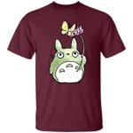 Totoro with Butterfly Cute Drawing T Shirt