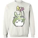 Totoro with Butterfly Cute Drawing Sweatshirt