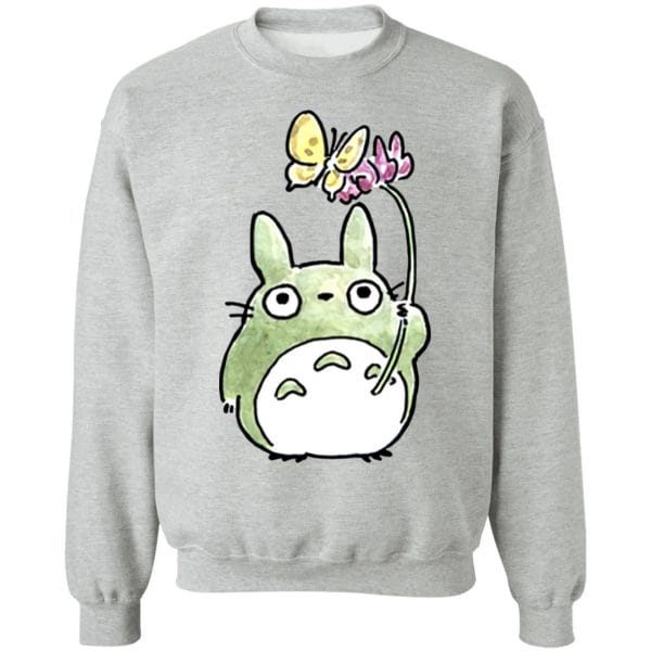 Totoro with Butterfly Cute Drawing Hoodie