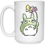 Totoro with Butterfly Cute Drawing Mug 15Oz