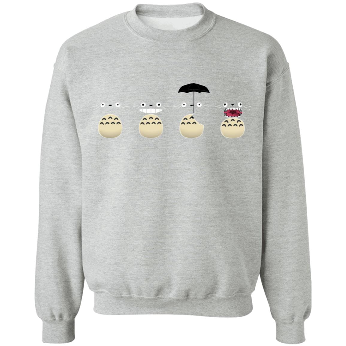 Totoro Faces Sweatshirt