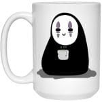 Cute No Face Kaonashi Drinking Hot Tea Mug