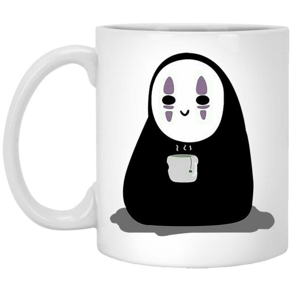 Cute No Face Kaonashi Drinking Hot Tea Mug Ghibli Store ghibli.store