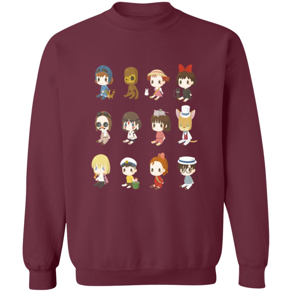 Ghibli Characters Cute Collection Sweatshirt