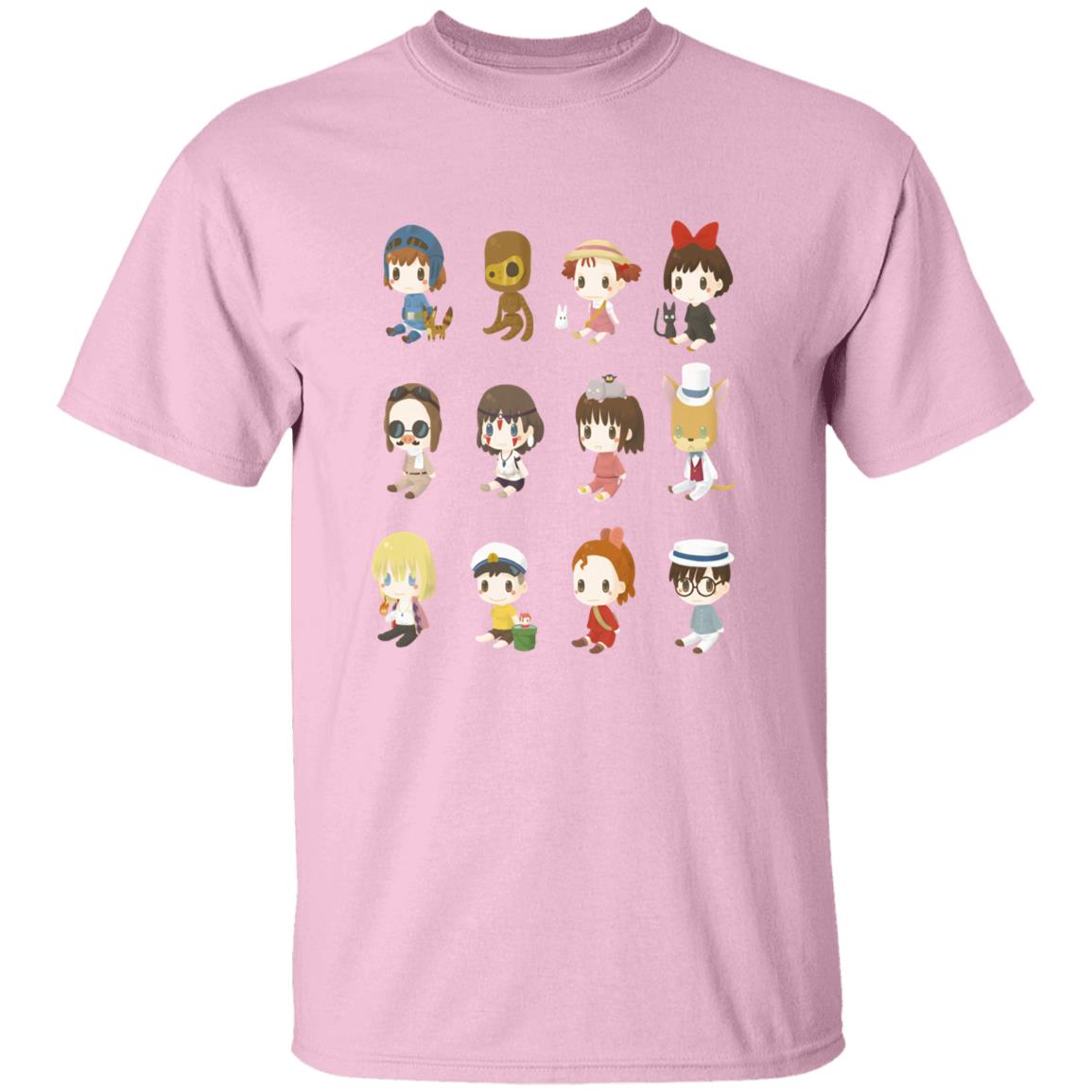 Ghibli Characters Cute Collection T Shirt