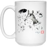 Totoro And The Girls Ink Painting Mug 15Oz