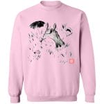 Totoro And The Girls Ink Painting Sweatshirt
